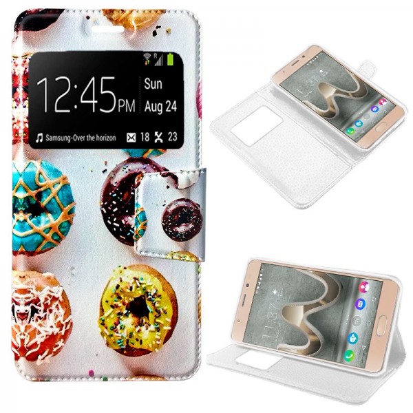 Funda COOL Flip Cover para Wiko U Feel Prime Dibuj...