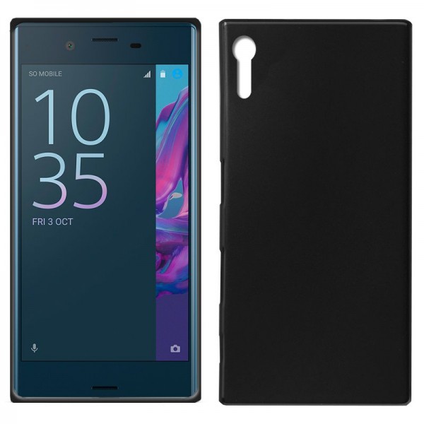 Funda COOL Silicona para Sony Xperia XZ (Negro)