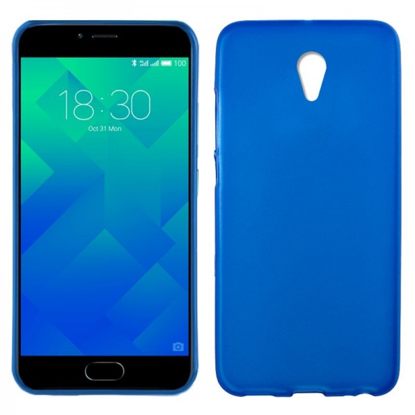 Funda COOL Silicona para Meizu M5 (Azul)