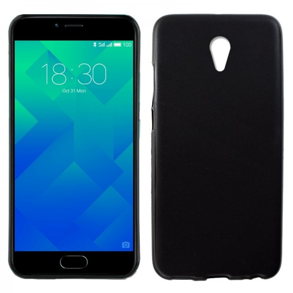 Funda COOL Silicona para Meizu M5 (Negro)