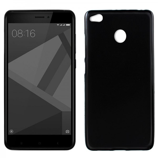 Funda Silicona Xiaomi Redmi 4X / 4X Pro (Negro)