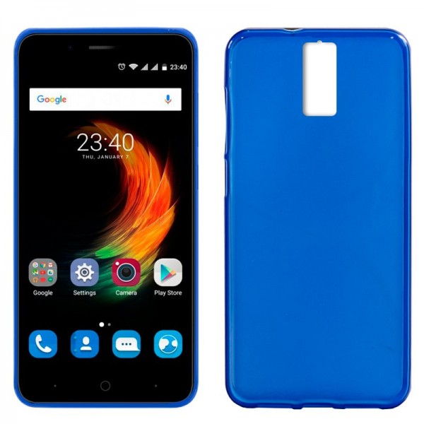 Funda COOL Silicona para ZTE Blade A610 Plus (Azul...