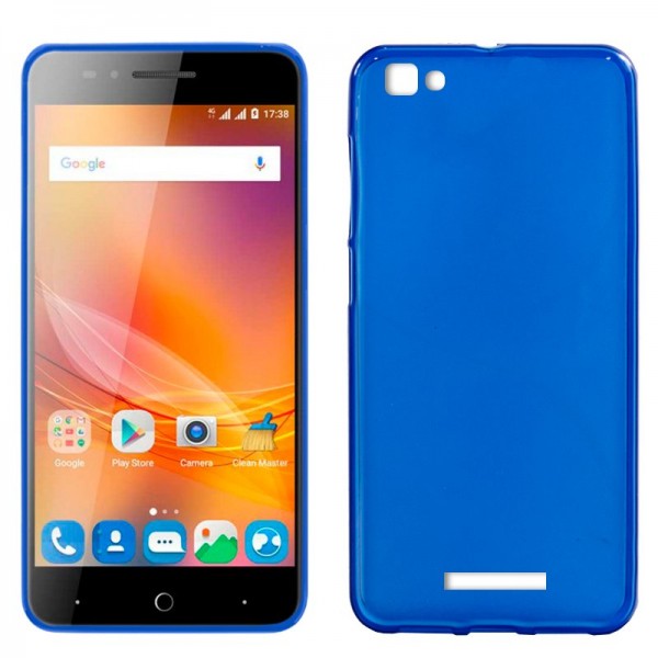 Funda COOL Silicona para ZTE Blade A610 (Azul)