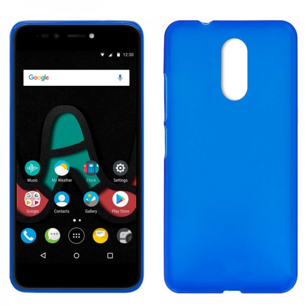 Funda COOL Silicona para Wiko U Pulse (Azul)