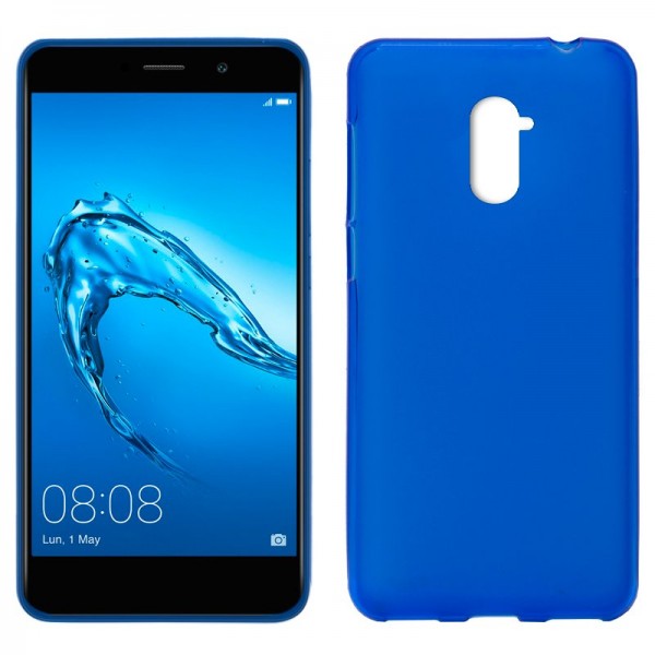 Funda COOL Silicona para Huawei Y7 (Azul)