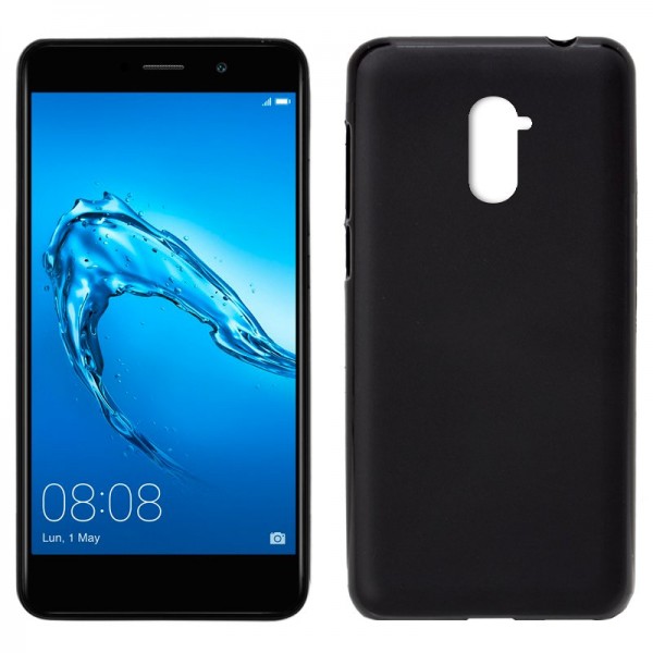 Funda COOL Silicona para Huawei Y7 (Negro)