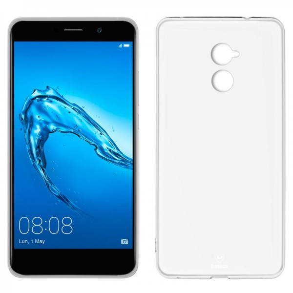 Funda COOL Silicona para Huawei Y7 (Transparente)