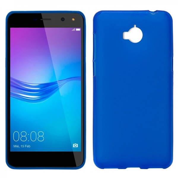 Funda COOL Silicona para Huawei Y6 (2017) (Azul)