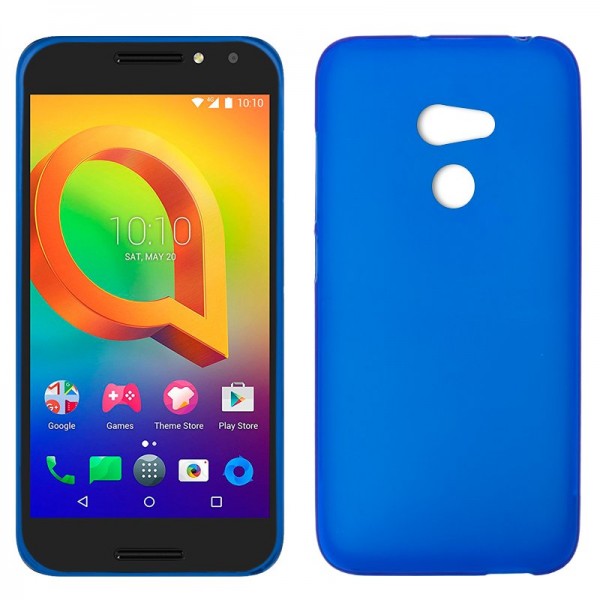 Funda COOL Silicona para Alcatel A3 (Azul)