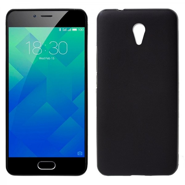 Funda COOL Silicona para Meizu M5s (Negro)