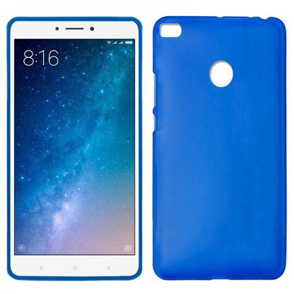 Funda Silicona Xiaomi Mi Max 2 (Azul)