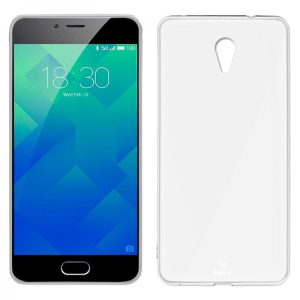 Funda COOL Silicona para Meizu M5s (Transparente)