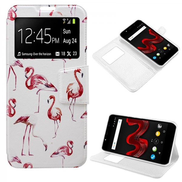 Funda COOL Flip Cover para Wiko Wim Lite Dibujos F...