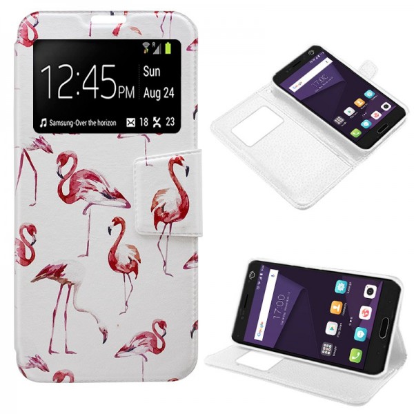 Funda COOL Flip Cover para ZTE Blade V8 Dibujos Fl...