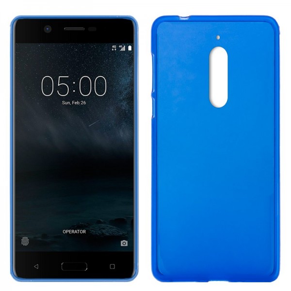 Funda COOL Silicona para Nokia 5 (Azul)