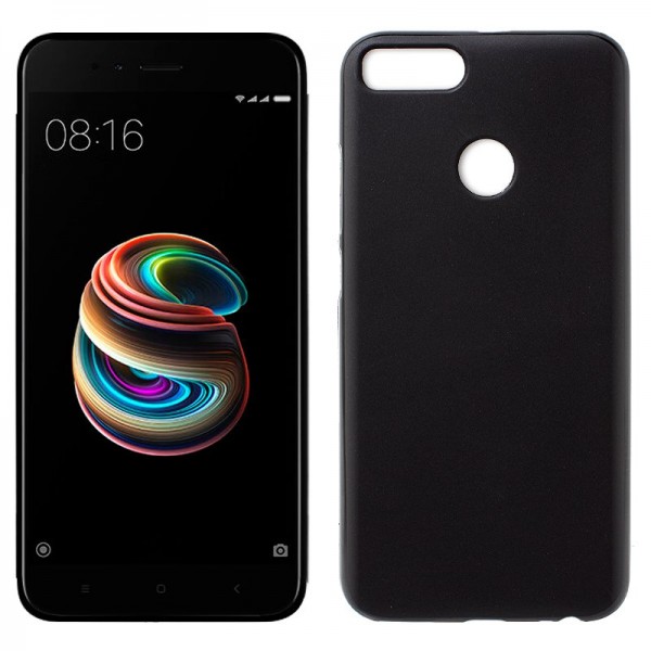 Funda Silicona Xiaomi Mi A1 / Mi 5X (Negro)