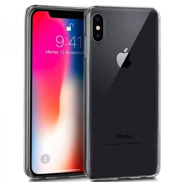 Funda COOL Silicona para iPhone X / iPhone XS (Tra...