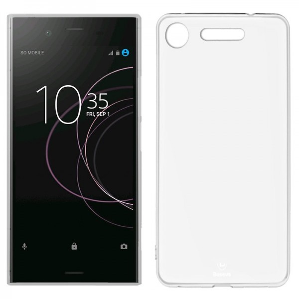 Funda COOL Silicona para Sony Xperia XZ1 (Transpar...