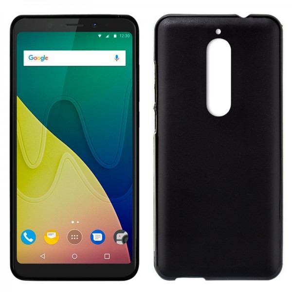 Funda COOL Silicona para Wiko View XL (Negro)