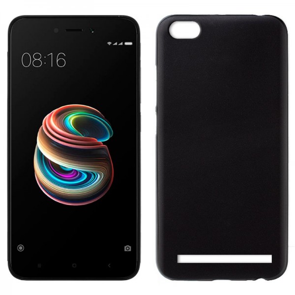 Funda COOL Silicona para Xiaomi Redmi 5A (Negro)