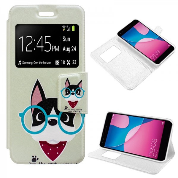 Funda COOL Flip Cover para Huawei Y6 Pro (2017) Di...