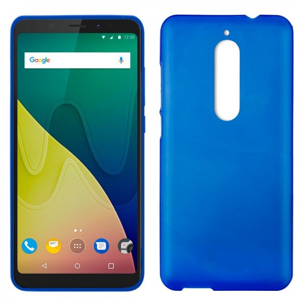 Funda COOL Silicona para Wiko View XL (Azul)