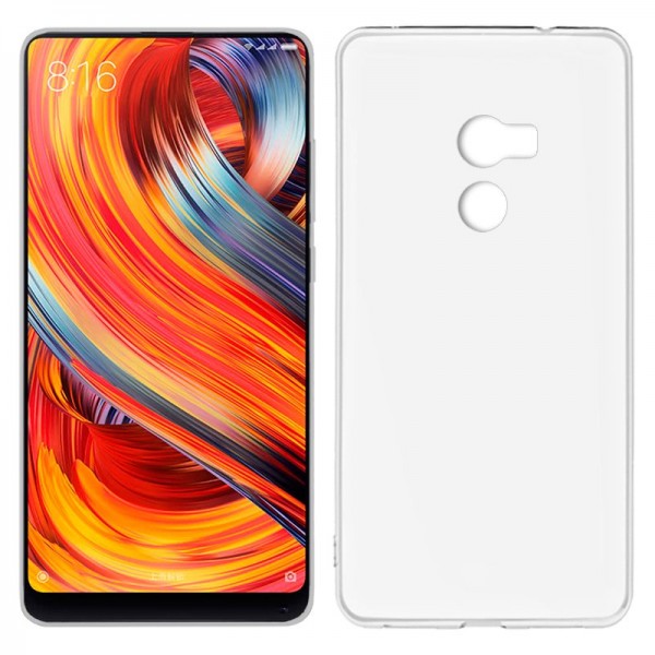 Funda Silicona Xiaomi Mi Mix 2 (Transparente)
