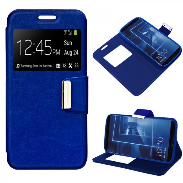 Funda Flip Cover Huawei Mate 10 Liso Azul