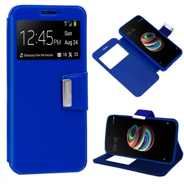 Funda COOL Flip Cover para Xiaomi Redmi 5A Liso Az...
