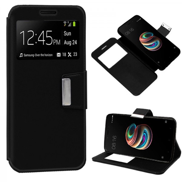 Funda Flip Cover Xiaomi Redmi 5A Liso Negro