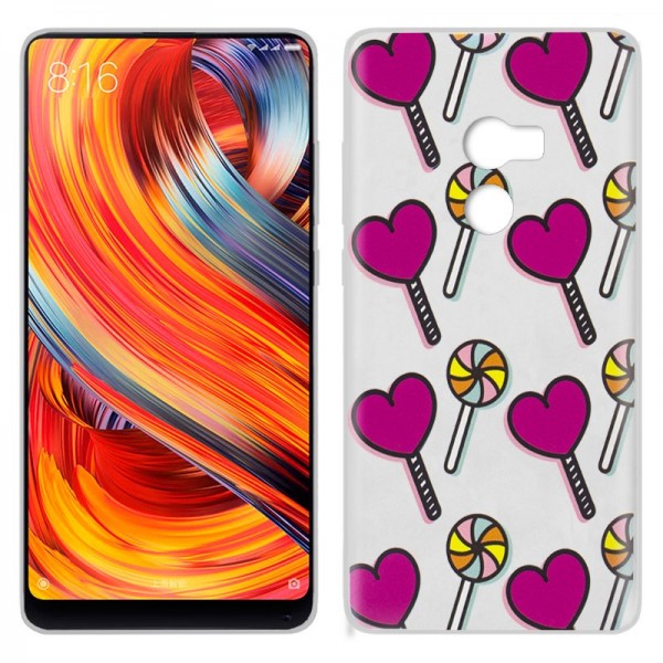 Carcasa Xiaomi Mi Mix 2 Dibujos Piruletas