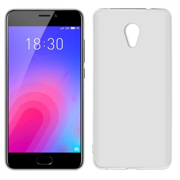 Funda COOL Silicona para Meizu M6 (Transparente)