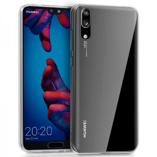 Funda COOL Silicona para Huawei P20 (Transparente)