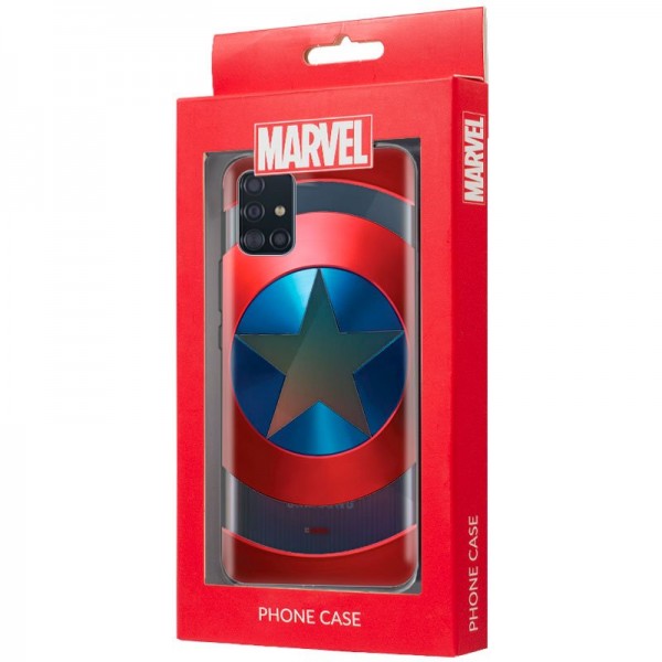 Carcasa Samsung A715 Galaxy A71 Marvel Capitán Am...