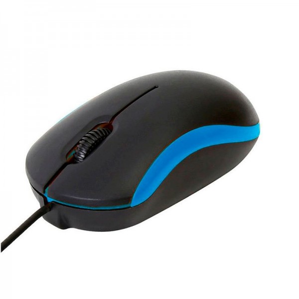 Ratón Usb Omega Bicolor Azul