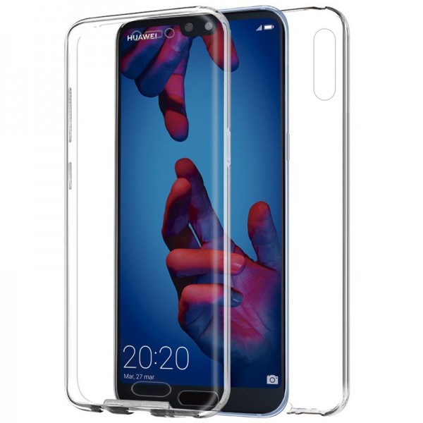 Funda Silicona 3D Huawei P20 (Transparente Frontal...