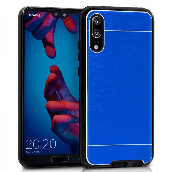 Carcasa COOL para Huawei P20 Aluminio Azul