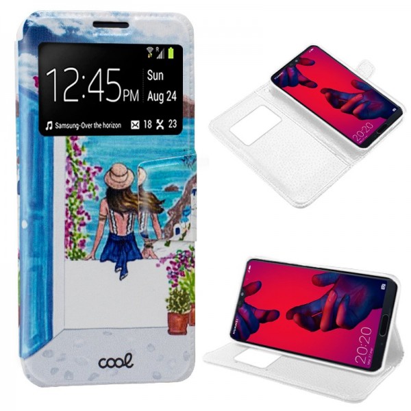 Funda COOL Flip Cover para Huawei P20 Pro Dibujos ...