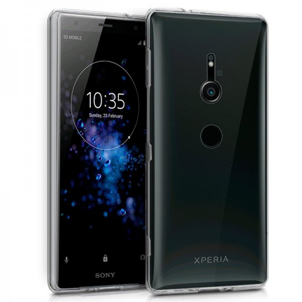 Funda COOL Silicona para Sony Xperia XZ2 (Transpar...