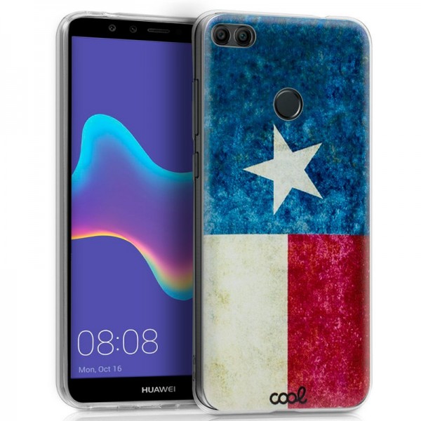 Carcasa COOL para Huawei Y9 (2018) Dibujos Texas