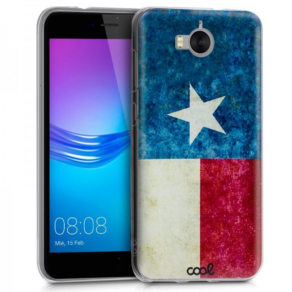 Carcasa COOL para Huawei Y6 (2017) Dibujos Texas