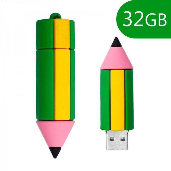 Pen Drive USB x32 GB Silicona Lápiz