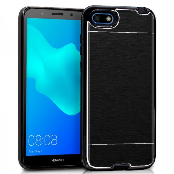 Carcasa Huawei Y5 (2018) / Honor 7S Aluminio Negro