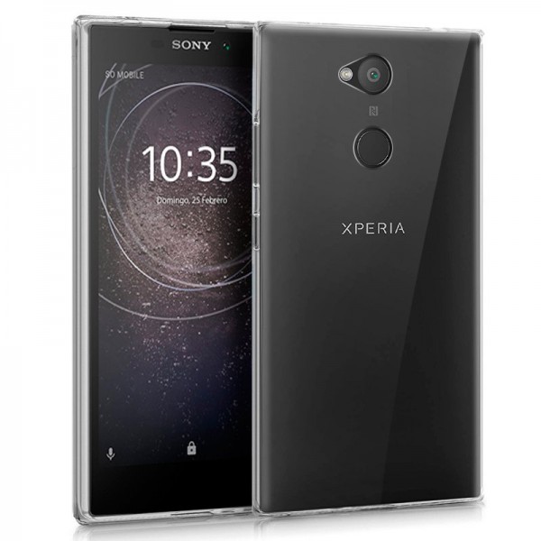 Funda COOL Silicona para Sony Xperia L2 (Transpare...