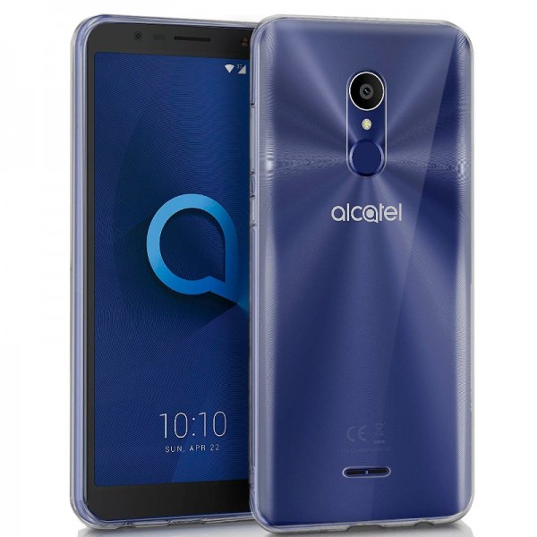 Funda COOL Silicona para Alcatel 3C (Transparente)