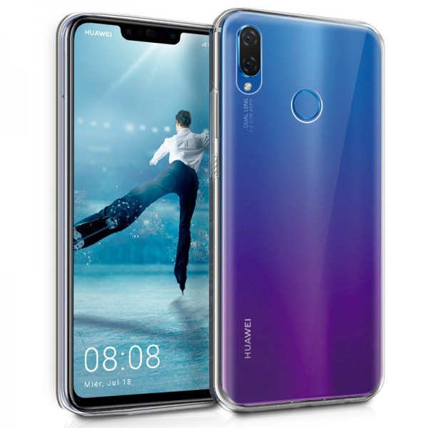 Funda COOL Silicona para Huawei P Smart Plus (Tran...
