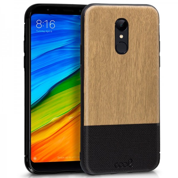 Carcasa COOL para Xiaomi Redmi 5 Dibujos Madera Be...