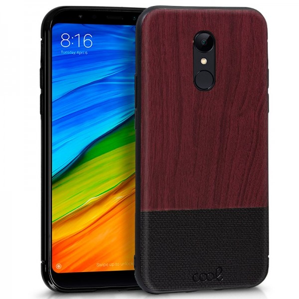 Carcasa COOL para Xiaomi Redmi 5 Dibujos Madera Ca...