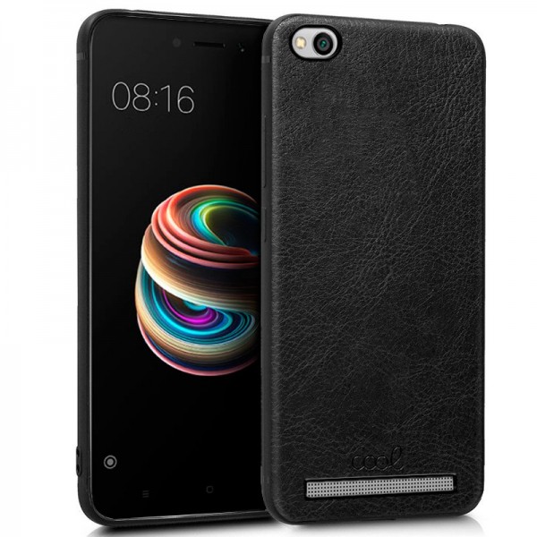 Carcasa COOL para Xiaomi Redmi 5A Leather Piel Neg...