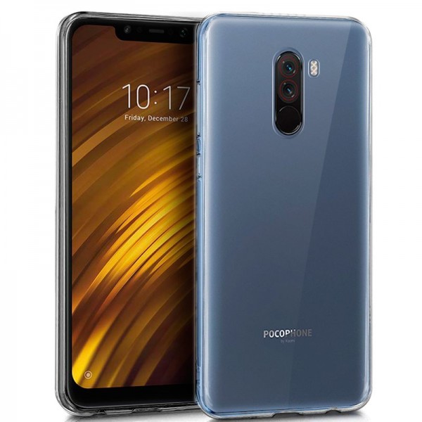 Funda COOL Silicona para Xiaomi Pocophone F1 (Tran...